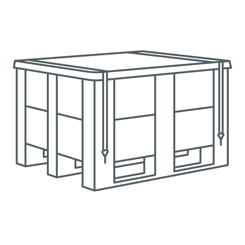 Icon UN-approved Pallet Boxes